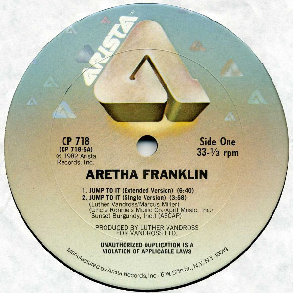 Aretha Franklin: Jump to It (1982)